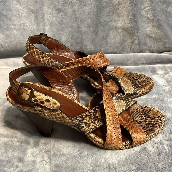 Cole Haan Snakeskin Genuine Python Women's Heels - Picture 4 of 9